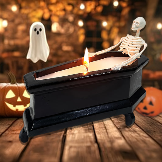 Halloween Skeleton Candle
