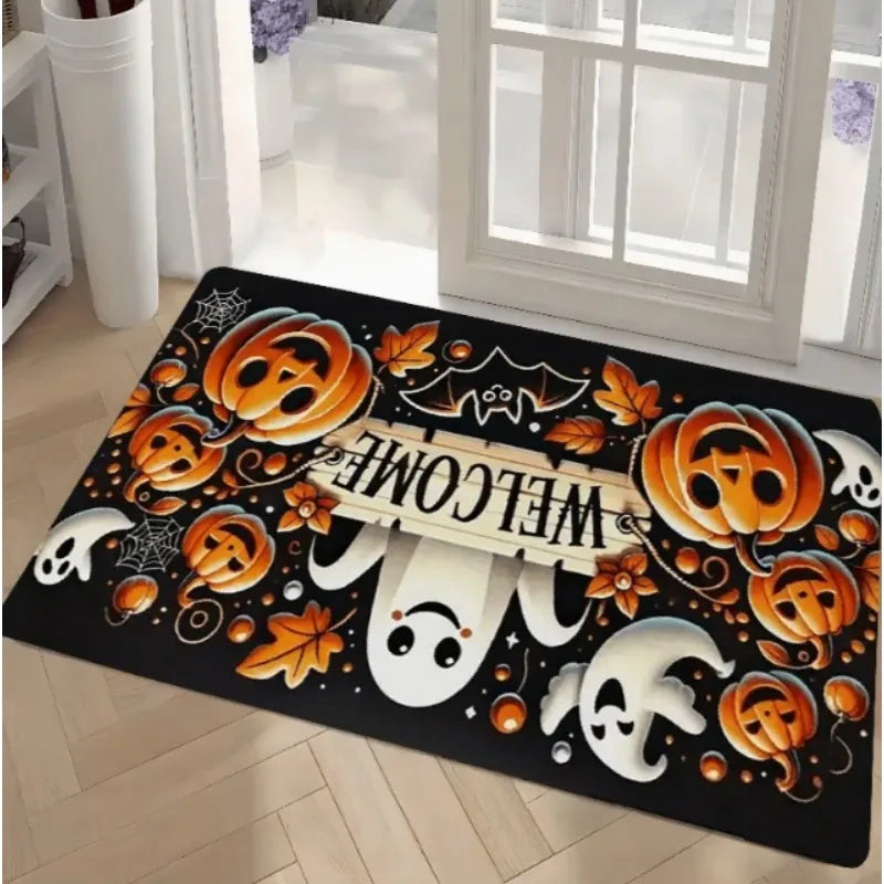 Halloween Welcome Doormat for Indoor and Outdoor Use
