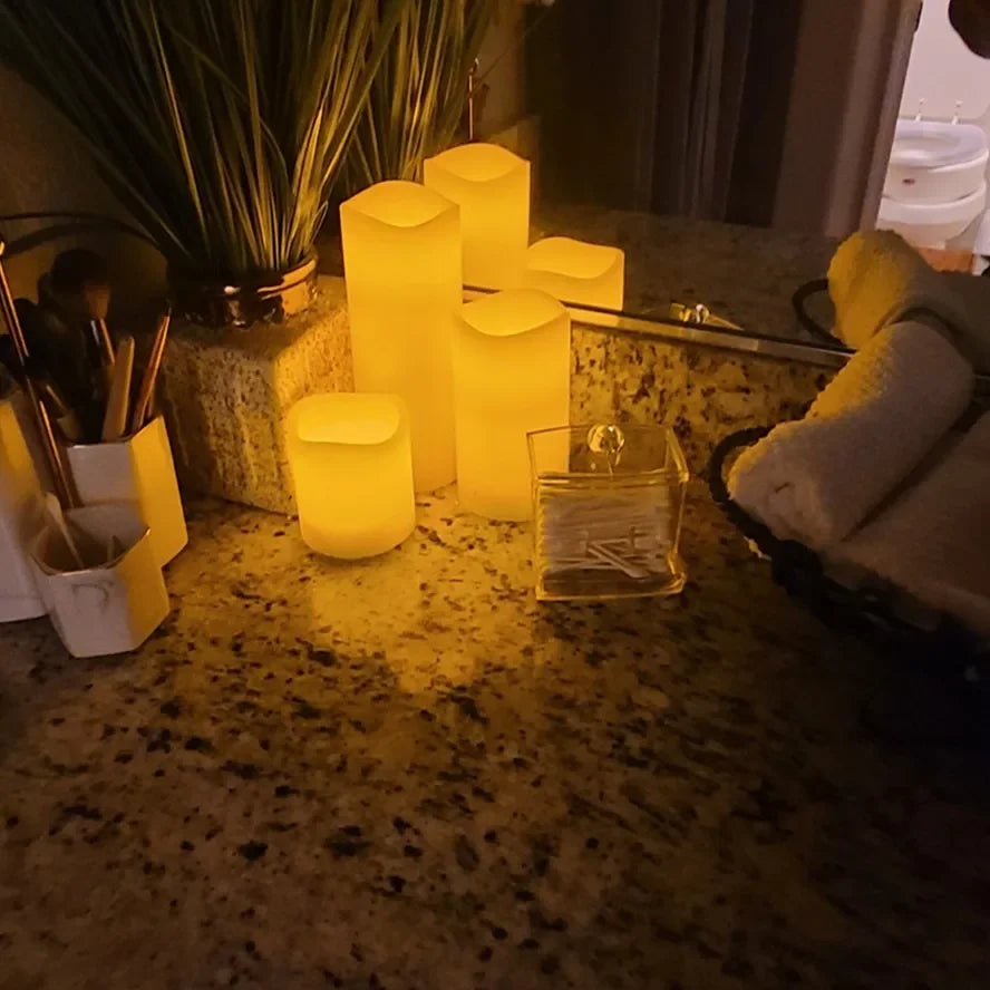 Spooky ambient candles