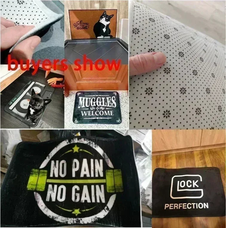 Halloween Welcome Doormat for Indoor and Outdoor Use