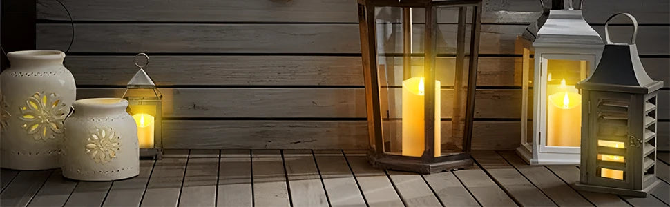 Spooky ambient candles