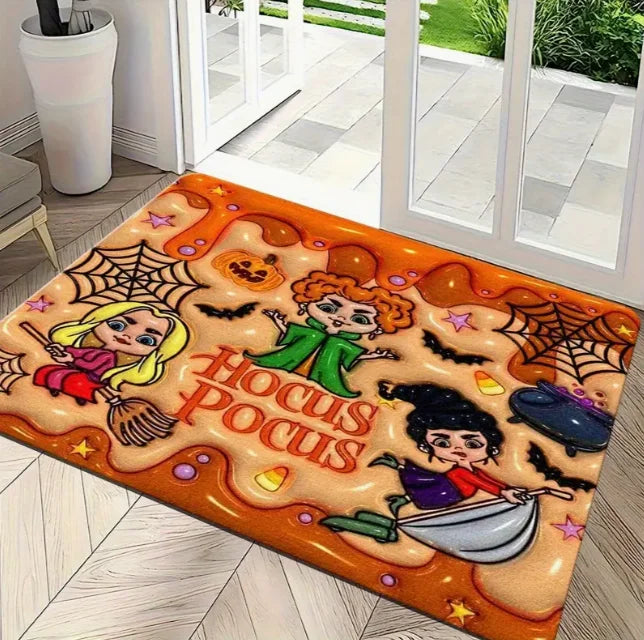 Halloween Welcome Doormat for Indoor and Outdoor Use