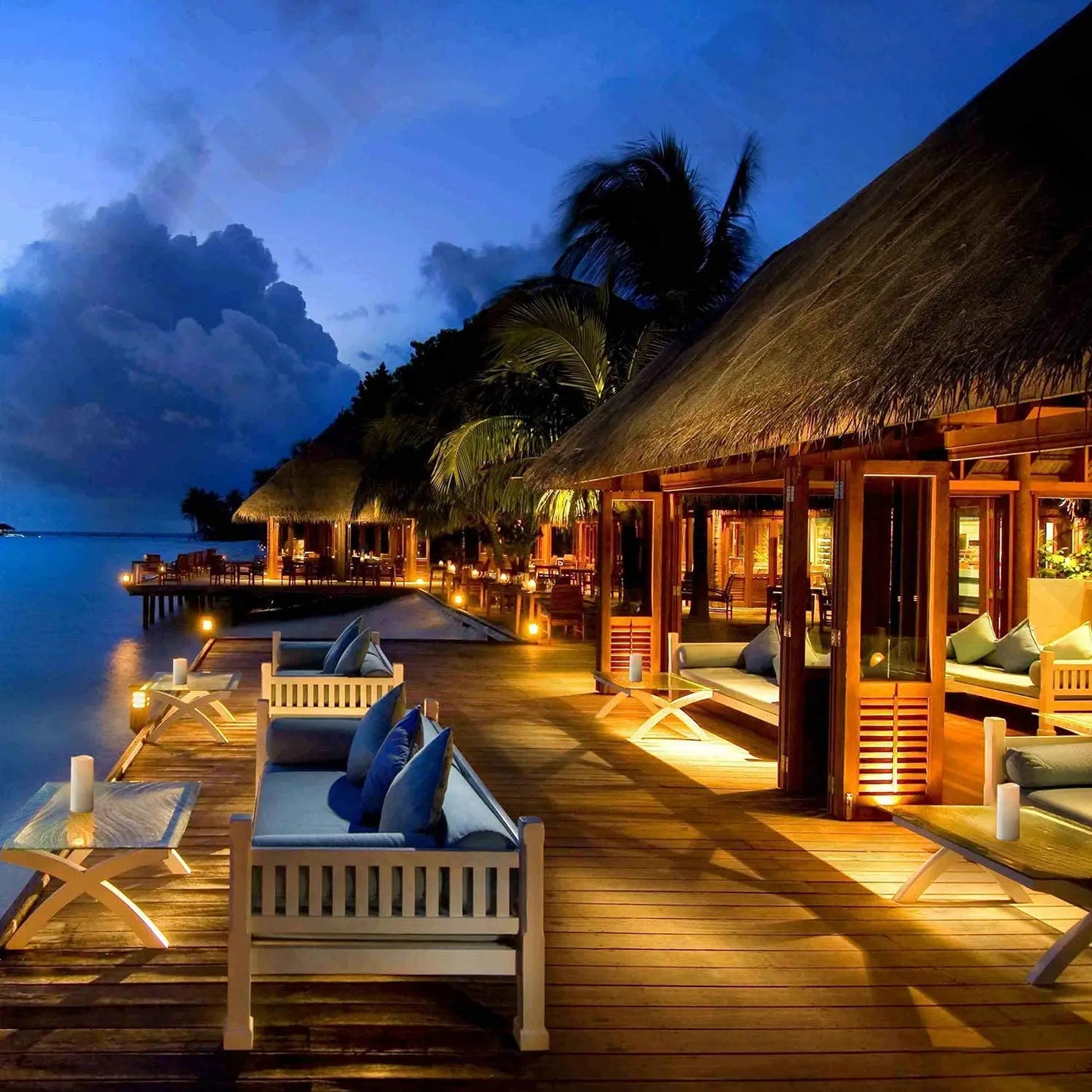 Spooky ambient candles