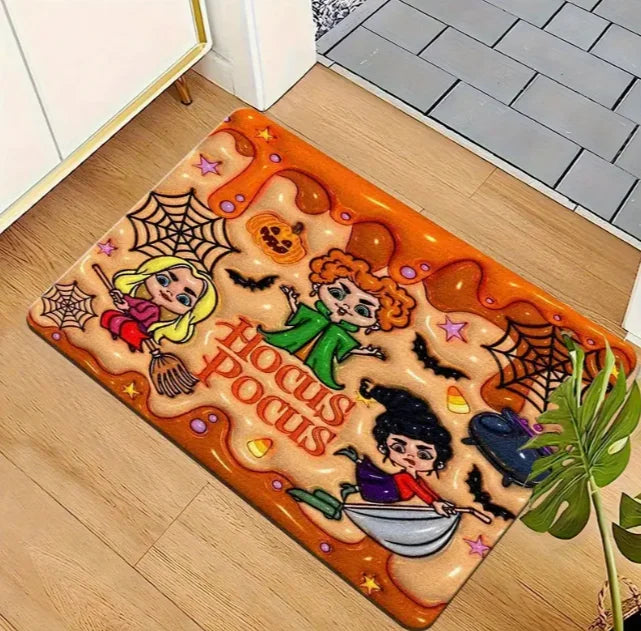 Halloween Welcome Doormat for Indoor and Outdoor Use