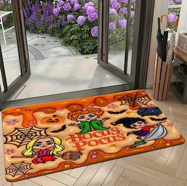 Halloween Welcome Doormat for Indoor and Outdoor Use